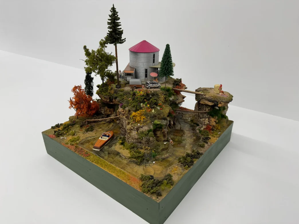 Kim Adams at Hunt Gallery, the boathouse