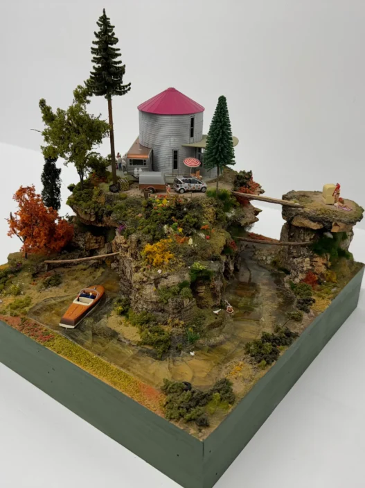 Kim Adams at Hunt Gallery, the boathouse